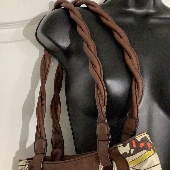 Vintage Jaclyn Smith Women Butterfly shoulder Handbag - Picture 6 of 13